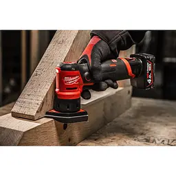 Вібраційна акумуляторна безщіткова шліфувальна машина MILWAUKEE, M12 FDSS-422X (зарядний пристрій, 1×2 А·год, 1×4 А·год, HD-кейс) - мініатюра 7