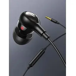 Навушники з мікрофоном Ugreen EP103 HiTune 3.5 mm (30637) провідні чорні 30637 - мініатюра 2