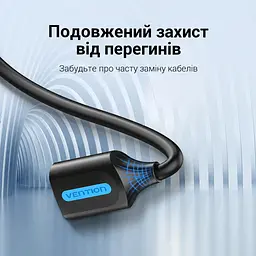 Кабель-подовжувач Vention CBHBF USB 3.0 Type-A 1 м чорний (CBHBF) - мініатюра 9