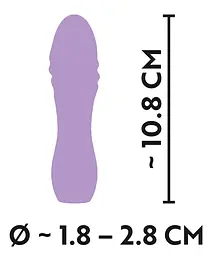 Вібратор Cuties Mini Vibrator 10.8 см фіолетовий - мініатюра 6