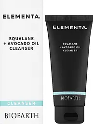 Крем-емульсія для очищення обличчя Bioearth Elementa Squalane + Avocado Oil Cleanser 100 мл - мініатюра 2