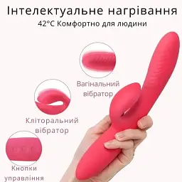 Вібратор I’MCUM PleasureHeat Рожевий (IM-ZDB504) - мініатюра 7