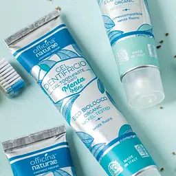 Натуральна гелева зубна паста Officina Naturae зі смаком м'яти - мініатюра 6