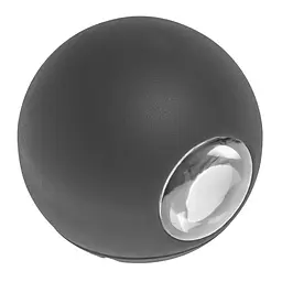 Підсвітка Brille LED фасадна IP65 AL-235/2х3W NW BK