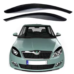 Вії фар Skoda Fabia 2007-2014 Ресталінг Voron Glass