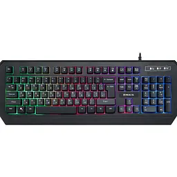 Клавіатура REAL-EL Comfort 7001 Backlit Black (EL123100035) [128770] - мініатюра 11