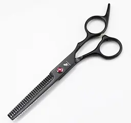 Набор парикмахерских ножниц и инструментов для Barbershop 7ел black - мініатюра 3