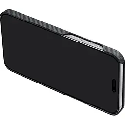 Чохол-накладка Pitaka MagEZ Case 4 Twill 1500D Black/Grey для iPhone 15 (KI1501) - мініатюра 5
