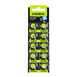 Батарейка VIDEX AG4(377,626) BLI 10