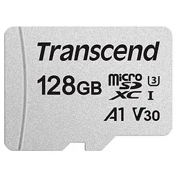 Карта пам'яті Transcend 128GB microSDXC C10 UHS-I R95/W45MB/s (TS128GUSD300S)