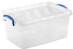 Універсальна ємність з кришкою та клямками Ucsan Plastik 370х245х150 мм kuh0009834