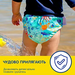 Багаторазові підгузки-трусики для плавання Huggies Little Swimmers, 5-6 (13+ кг), 1 шт. - мініатюра 3