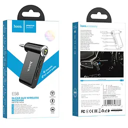 Bluetooth FM Трансмітер Hoco E58 Magic music Чорний - мініатюра 5