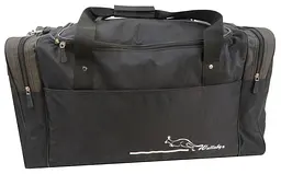 Дорожня сумка середня Wallaby 437-7 62L Чорна зі вставками хакі - мініатюра 7