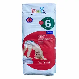 Підгузки-трусики Mamia Premium Pants XL 6 (18-30 кг) 36 шт