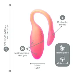 Виброяйцо Magic Motion Flamingo Max со смарт-управлением - миниатюра 4