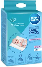 Одноразові гігієнічні пелюшки Canpol babies 60х60 см 10 шт. (78/006) - мініатюра 2