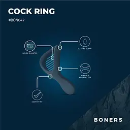 Ерекційне кільце Boners Cock Ring - мініатюра 10