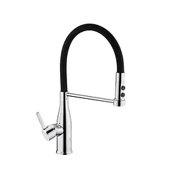 Змішувач для кухні Kroner KRP Ersel - C03111BLK Хром - мініатюра 4