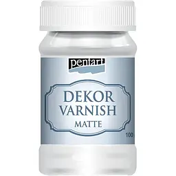 Лак фінішний Pentart на водній основі Dekor varnish матовий 100 мл