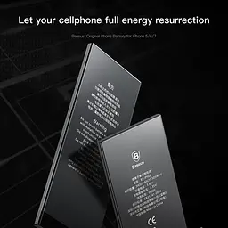 Акумулятор Baseus Phone Battery для Iphone 6S Plus 3400 mA (ACCB-BIP6SP) - мініатюра 6
