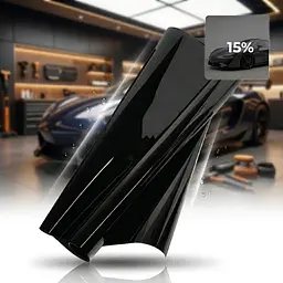 Тонувальна плівка Професійна VLT 15% IR 60% UV 90% Ширина 75 см Довжина 1 Метр Антицарапка (AS15)