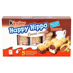 Батончики Kinder Happy Hippo Cacao 103 г