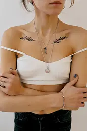 Тату Дві гілочки Tattooshka L-18 (5805800012810) shop (5805800012810) - мініатюра 4