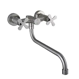 Змішувач для ванни Globus Lux Dukat-8 SD8-208L 000024969 Нержавіюча сталь - мініатюра 2