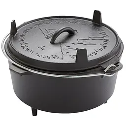 Казан з кришкою Groenberg Askja Pot 30 cm / 7 L Black (266017)