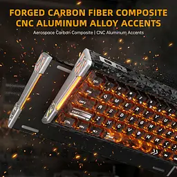 Ігрова магнітна клавіатура ATTACK SHARK R68 HE / Дротове підключення / Magnetic Switch / Black Carbon - мініатюра 3