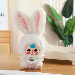 М'яка іграшка сюрприз у стилі Лабубу Baby Three Kawaii пухнастий брелок звірята 3й сезон