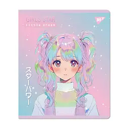 Зошит Yes Anime star 18 аркушів лінія (767525), в асортименті - мініатюра 3