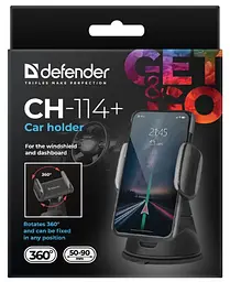 Автотримач Defender Car holder CH-114+ чорний (29114) (6869957) - мініатюра 9