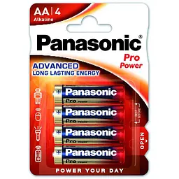 Батарейка Panasonic AA PRO POWER * 4 (LR6XEG/4BP)