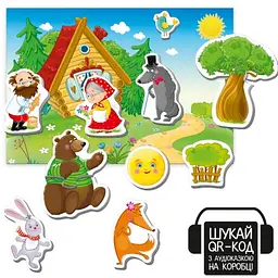 Игра развивающая (магнитный театр с аудиосказкой) "Сказочные голоса. Колобок" - миниатюра 3