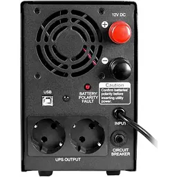 ДБЖ Powercom INF-500AP, 500ВА/300Вт, розетка EUROx2шт (Schuko), AVR, USB - мініатюра 5