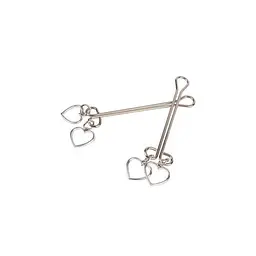 Затискачі на соски Chisa Fetish Fantasy Heart Nipple Clamps - мініатюра 3