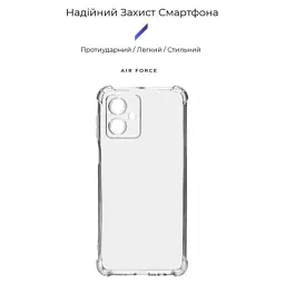 Чохол до мобільного телефона Armorstandart Air Force Motorola G54 Power Transparent (ARM72375) - мініатюра 3