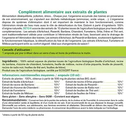 Комплекс Nutriexpert Deto-X Bio Детокс органічний 20 ампул по 10 мл - мініатюра 2