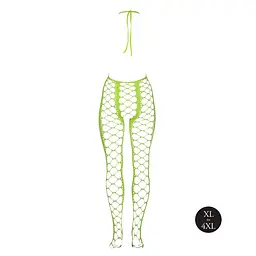 Бодістокінг - Ouch! Bodystocking With Halterneck, XL/4XL - мініатюра 5