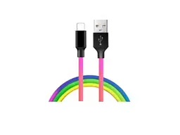 Кабель ColorWay USB-microUSB 2.4А 1м Multicolor (CW-CBUM017-MC)