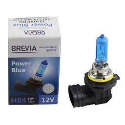 Галогенова лампа Brevia HB4 12V 55W P22d Power Blue 4200K(12104PBC)