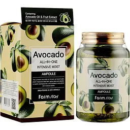 Сироватка для обличчя FarmStay Avocado All-In-One Intensive Moist Ampoule з авокадо 250 мл - мініатюра 2