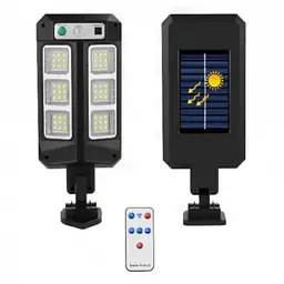 Вуличний ліхтар CB-Q6-6LED на сонячній батареї з датчиком руху та пультом