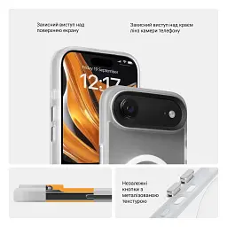 Чохол ArmorStandart Uniq MagCase для Apple iPhone 17 Air Matte Clear - мініатюра 3