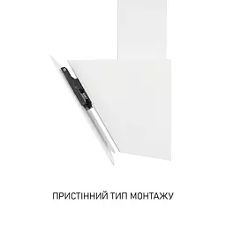 Витяжка декоративна похила Minola HVS 6812 WH 1200 LED - мініатюра 4