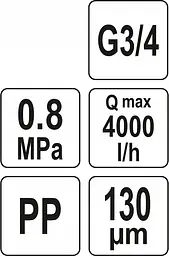 Фільтр водяний для зрошувальних систем Flo 3/4" (88930) - мініатюра 6