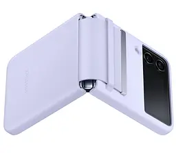 Чохол шкіряний оригінальний Leather Cover EF-VF721LLEGUA для Samsung Galaxy Z Flip4 Lavender - мініатюра 4