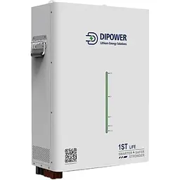 Акумулятор Dipower Li-NMC 48V 48V/150Ah/7200Wh [DP-48-150-wallmntd] [122375] - мініатюра 3